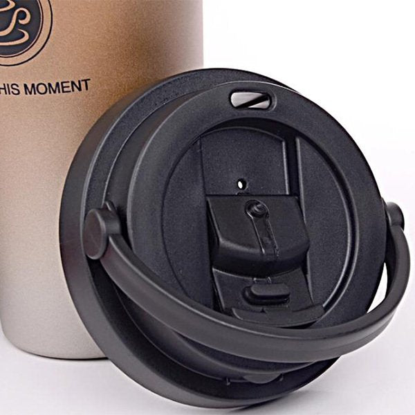 500ml掀蓋式手提不鏽鋼保溫杯