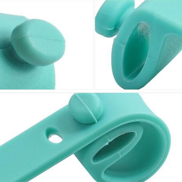 一組4條3孔矽膠整線器-可客製化印刷LOGO