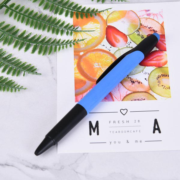 螢光圓珠觸控三合一廣告筆