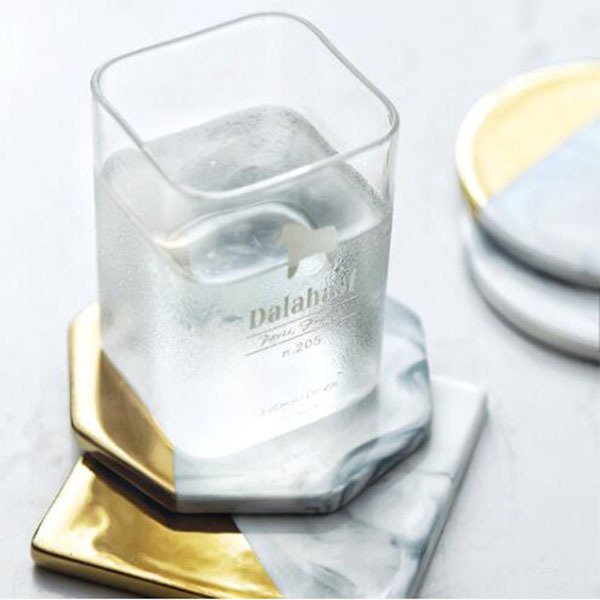 拋光花崗岩大理石陶瓷杯墊