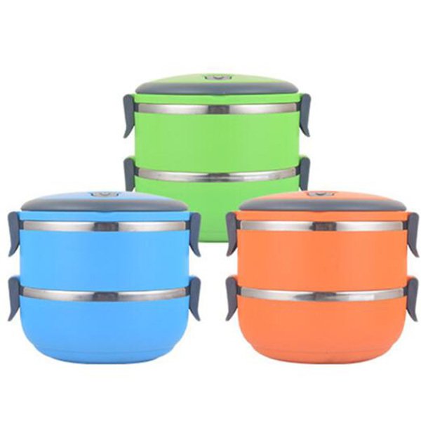 304不鏽鋼堆疊餐盒-2層餐盒