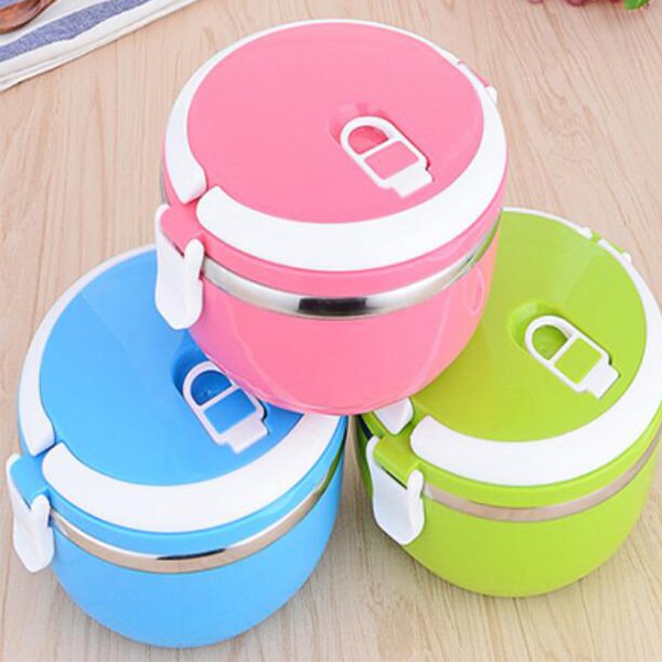 304不鏽鋼堆疊餐盒-2層餐盒