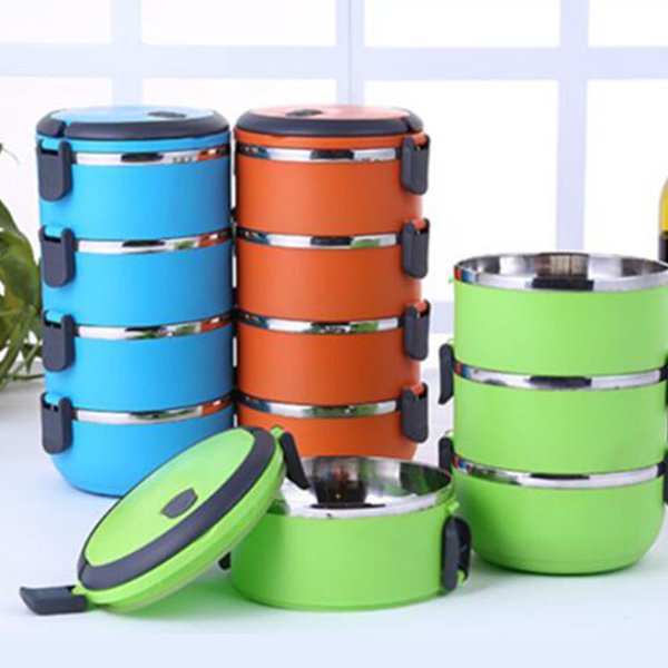 304不鏽鋼堆疊餐盒-2層餐盒