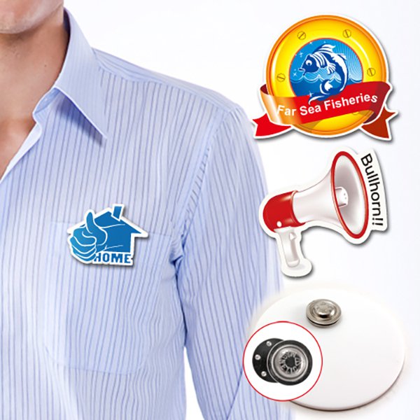 壓克力造型胸章-2x3.5cm雷射雕刻造型