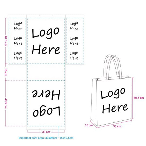 ■【熱銷TOP10】手提不織布袋-有底型W33xH40.5xD15cm-雙面彩色購物袋印刷