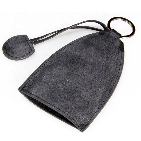 鐘型真皮鑰匙包-可加印LOGO客製化印刷