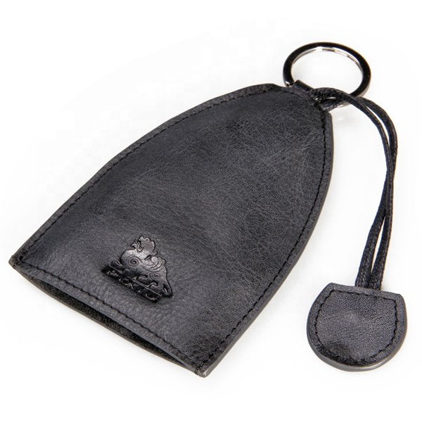 鐘型真皮鑰匙包-可加印LOGO客製化印刷