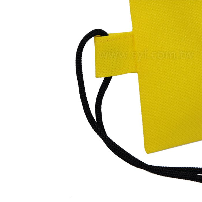 單色印刷束口袋-不織布材質加背帶後背包-可加LOGO客製化印刷