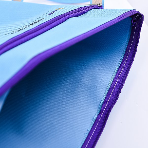 帆布手提防水拉鍊收納文件袋