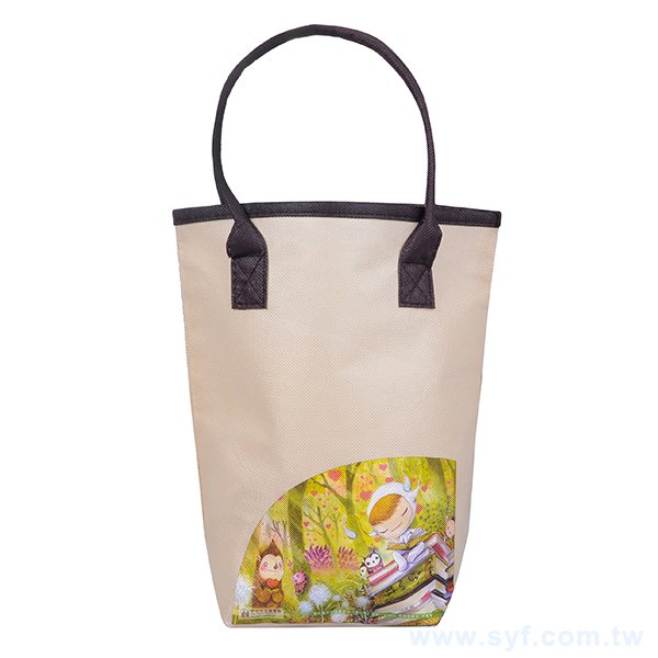 不織布T型袋-雙面單色熱轉印