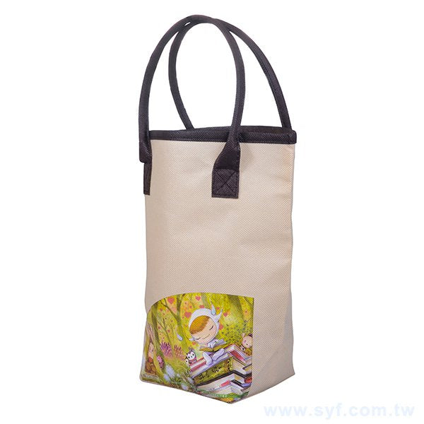 不織布T型袋-雙面單色熱轉印