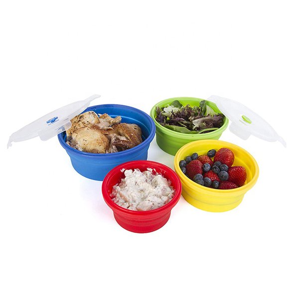 矽膠摺疊餐盒