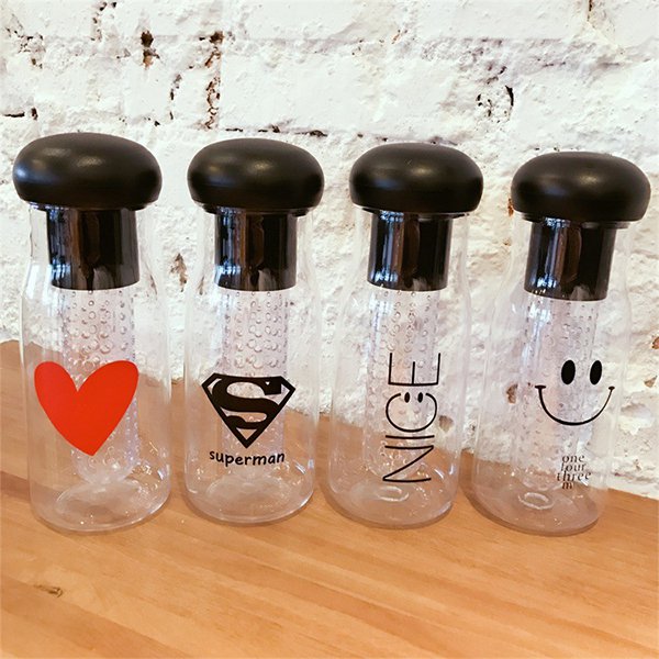 時尚透明檸檬水果瓶