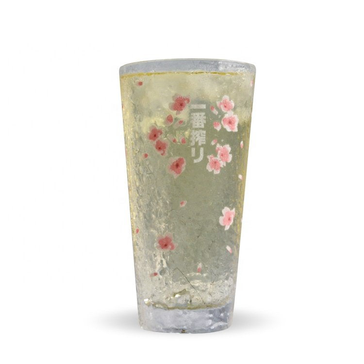 350ml櫻花冷變色玻璃啤酒杯