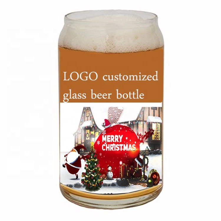 280ml可樂罐造型冷變色玻璃啤酒杯