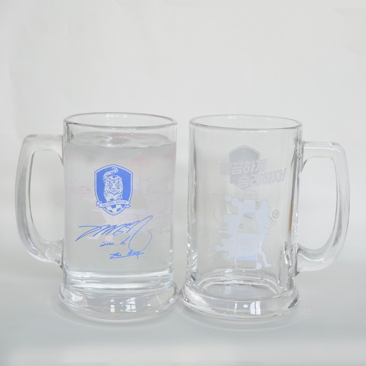 400ML冷變色手提玻璃啤酒杯