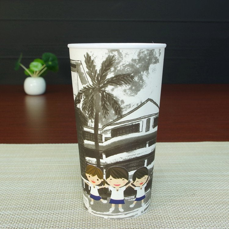 學校定製印刷冷變色塑膠杯