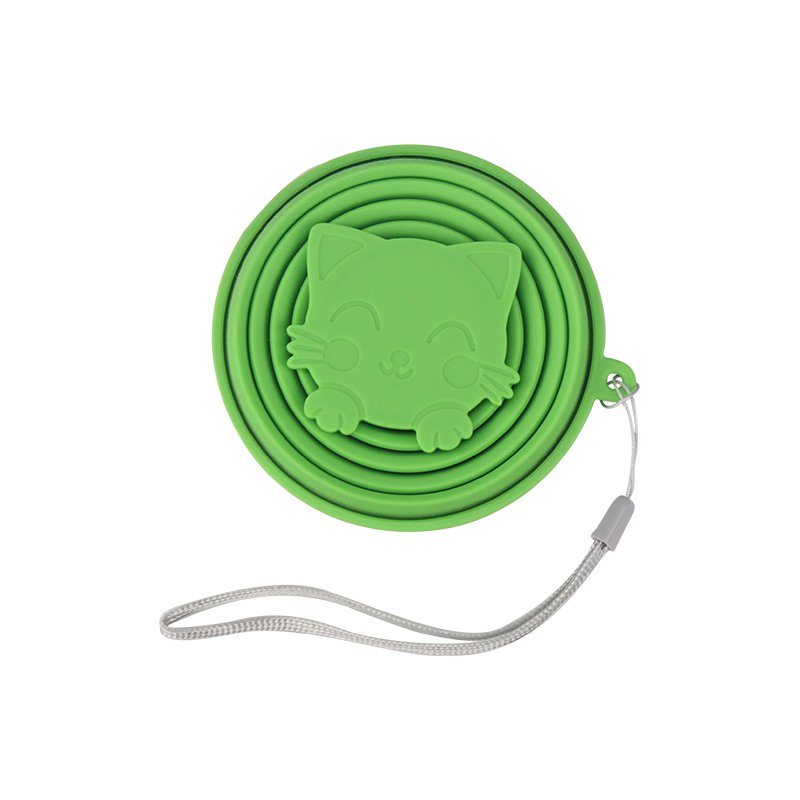 貓底矽膠折疊杯