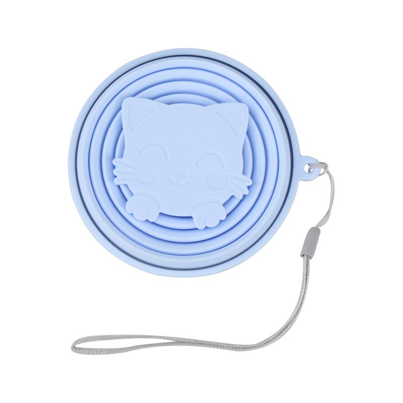 貓底矽膠折疊杯