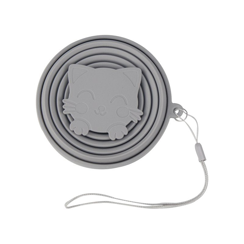 貓底矽膠折疊杯