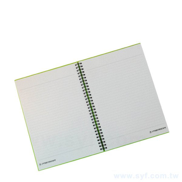 活潑跳色環裝筆記本-個性黑線圈記事本-可訂製內頁及客製化加印LOGO