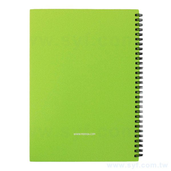 活潑跳色環裝筆記本-個性黑線圈記事本-可訂製內頁及客製化加印LOGO