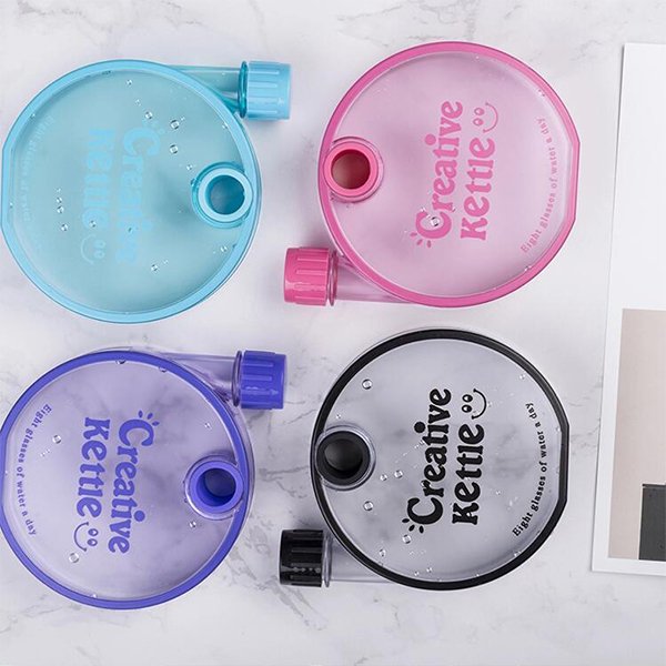 圓形扁平小麥桔梗隨手杯