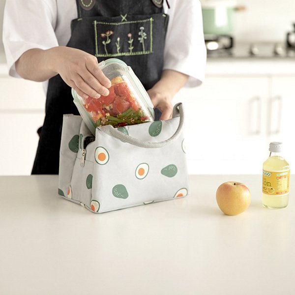 卡通防水牛津布手提便當袋