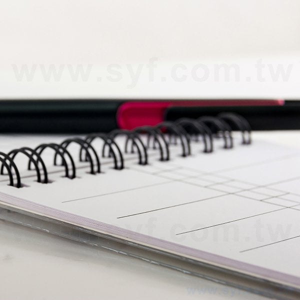 經典英倫環裝筆記本-上翻式線圈記事本-可訂製內頁及客製化加印LOGO