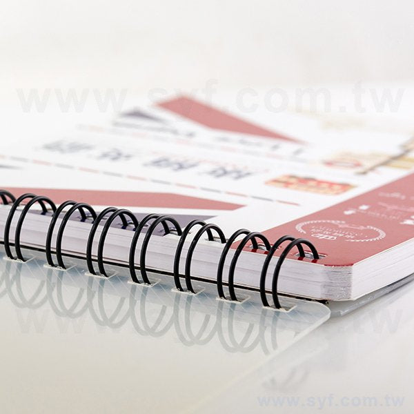 經典英倫環裝筆記本-上翻式線圈記事本-可訂製內頁及客製化加印LOGO