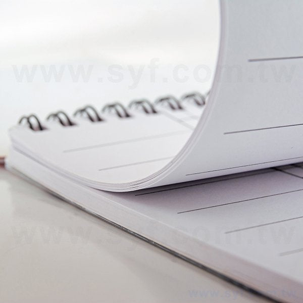 經典英倫環裝筆記本-上翻式線圈記事本-可訂製內頁及客製化加印LOGO