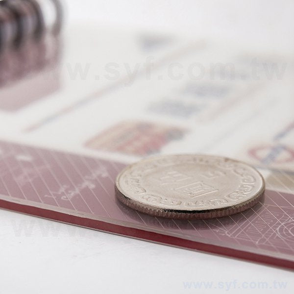 經典英倫環裝筆記本-上翻式線圈記事本-可訂製內頁及客製化加印LOGO