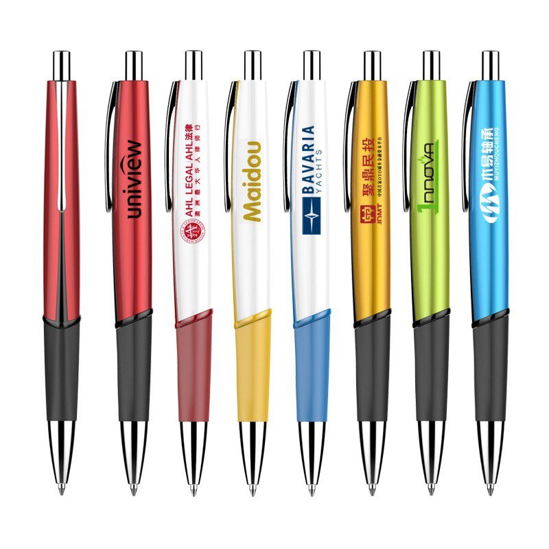按壓式個性塑膠廣告單色筆