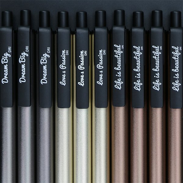 新設計按壓式金屬廣告單色筆