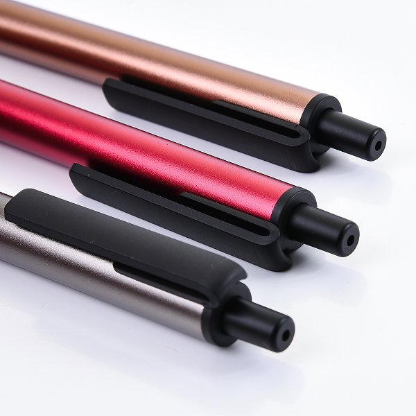 新設計按壓式金屬廣告單色筆