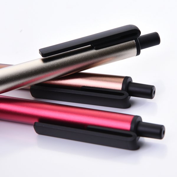 新設計按壓式金屬廣告單色筆