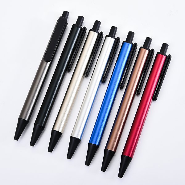 新設計按壓式金屬廣告單色筆