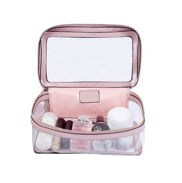 流蘇拉鍊透明PVC化妝包