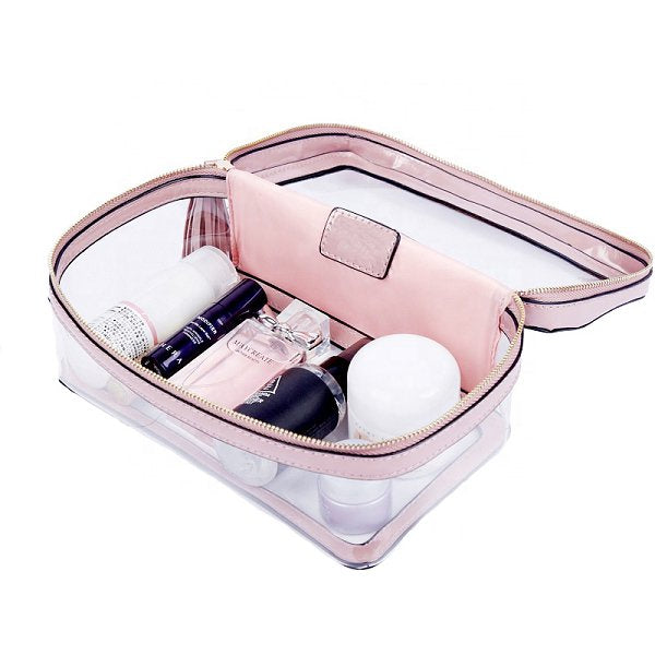 流蘇拉鍊透明PVC化妝包