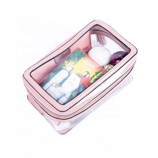 流蘇拉鍊透明PVC化妝包