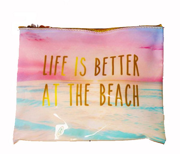 扁平式防水PVC化妝包