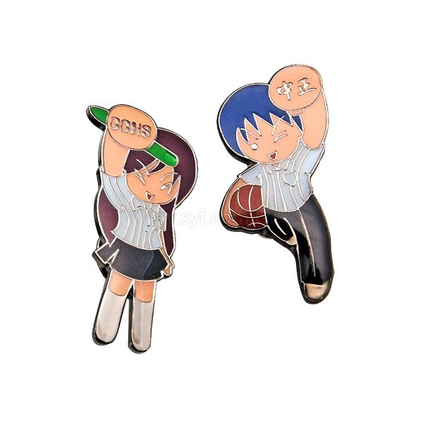 造型滴膠胸章-高雄市立中正高中