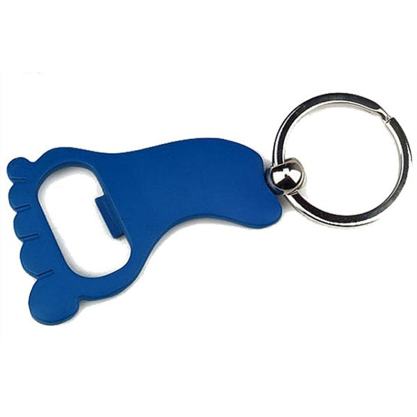 金屬開瓶器鑰匙圈-腳造型