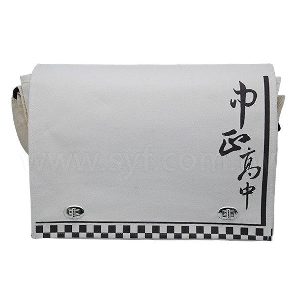 【學校大書包】36x25x11cm特多龍布料-單面單色網版印刷