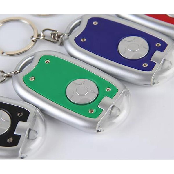 椭圓形LED鑰匙圈-PVC鑰匙圈