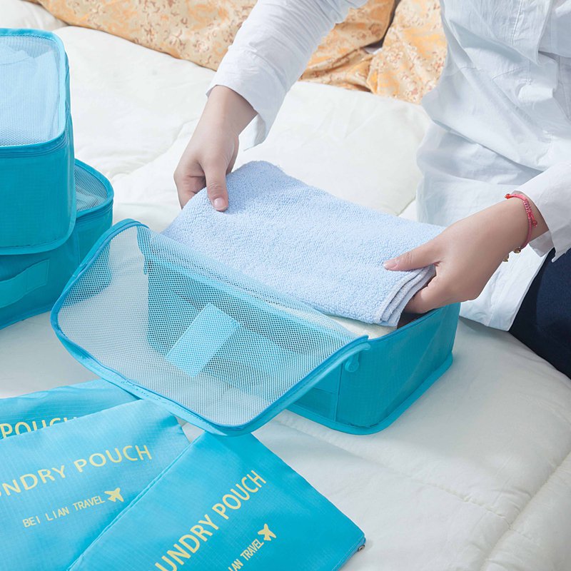 210D聚酯纖維旅行收納包