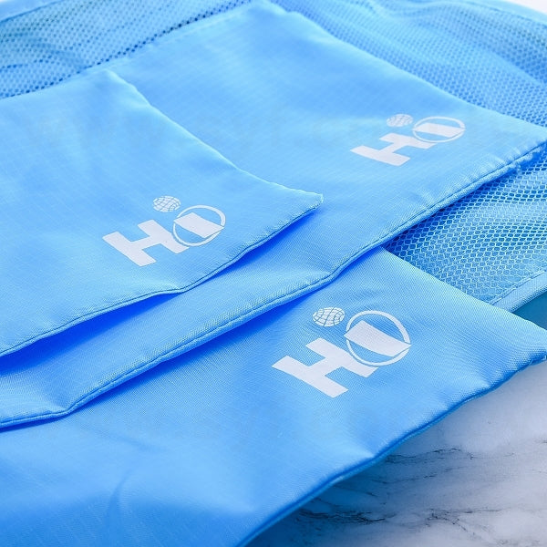 210D聚酯纖維旅行收納包-6件組-拉鍊式防水袋