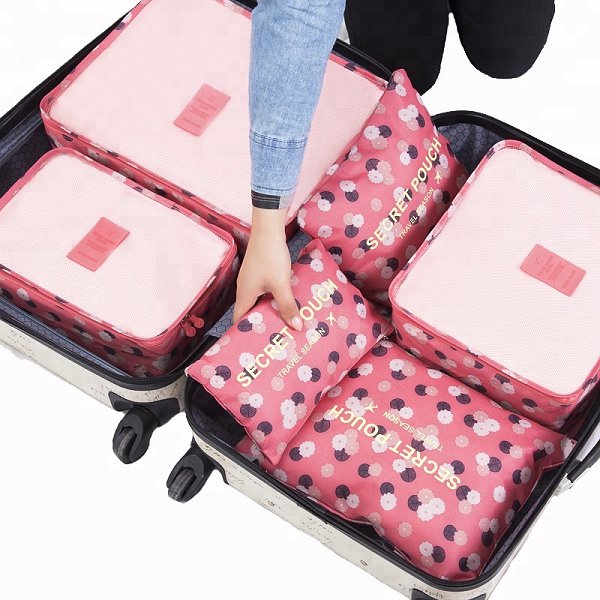 210D聚酯纖維旅行收納包