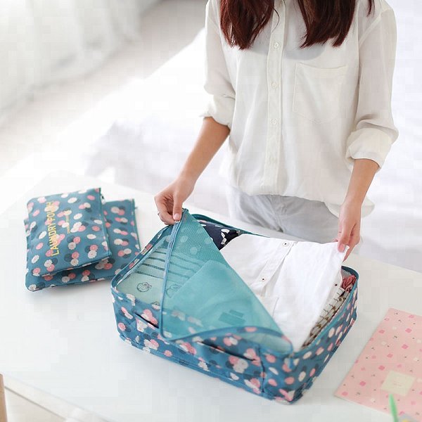 210D聚酯纖維旅行收納包