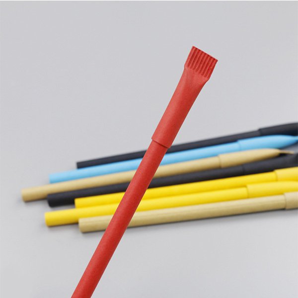 廣告筆-開蓋式環保廣告紙筆